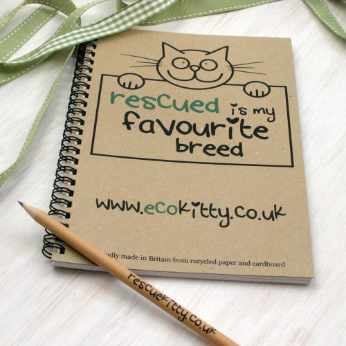 EcoKitty Notebook and Pencil